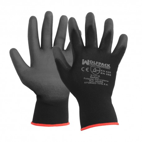 Guantes Poliuretano / Poliester Impregnado 8" (Par)