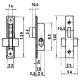 Cerradura Lince 5552 Aluminio 14 mm.