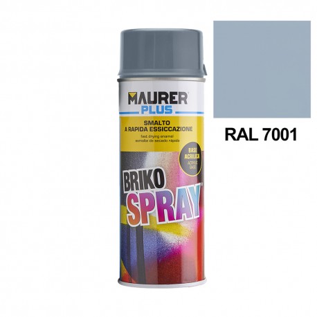 Spray Pintura Gris Plata 400 ml.