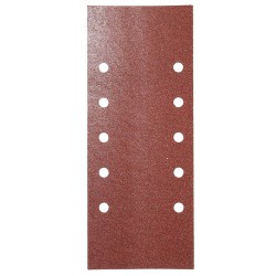 Lija Recambio Con Velcro 115x280 mm. con Agujeros Grano 120 (10 Piezas)