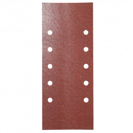 Lija Recambio Con Velcro 115x280 mm. con Agujeros Grano 120 (10 Piezas)