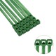 Brida Nylon 100%. Color Verde 4,6 x 200 mm. Bolsa 100 Unidades. Abrazadera Plastico, Organizador Cables, Alta Resistencia