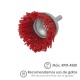 Cepillo Nylon Taza Ø 50 mm. 1/4". Cepillo De Lijado Nailon. Cepillo Para Taladro De Nailon, Cepillo De Alambre Abrasivo De Nylon