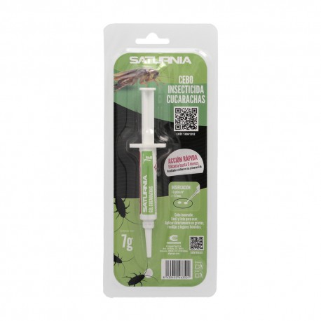Cebo Insecticida Gel Cucarachas Jeringa 7 Gramos