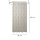 Cortina Ducha Formas Geometricas Beige 180x200 cm. Impermeable