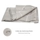 Cortina Ducha Formas Geometricas Beige 180x200 cm. Impermeable