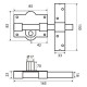 Cerrojo Fac 301-l/ 80-n Bombillo 70