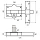 Cerrojo Fac 301-r/120-p Bombillo 70