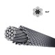 Cable Galvanizado 5 mm. (Rollo 25 Metros) No Elevacion