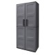Armario Resina Alto 68 x 37 x 169 cm. Color Gris Oscuro