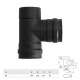 Te Tapa Estufa Pellet Vitrificado Ø80 Mm 90°
