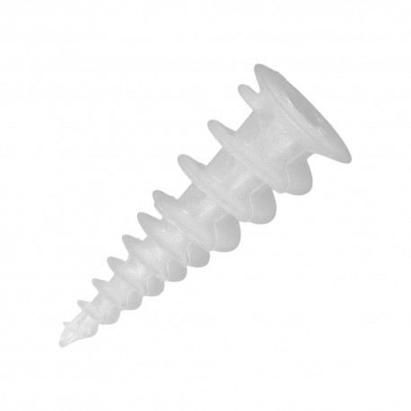 Taco Nylon Pladur Autotaladrante 15×37 Mm. 100 Unidades.