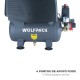 Compresor Aire Wolfpack 6 Litros / 8 Bares / 1,1 Kw - 1,5 HP Sin Aceite