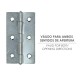 Bisagra 5005 Zincada 3"