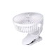 Ventilador Con Clip Sobremesa Ø 15 cm. Recargable
