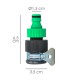 Adaptador Manguera Plastico Para Grifo Blister