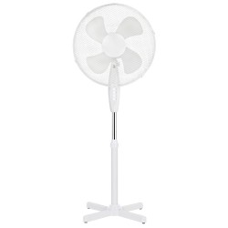 Ventilador Pie Blanco 45 Watt - 1,2 Metro Alto.