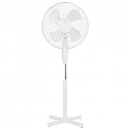 Ventilador Pie Blanco 45 Watt - 1,2 Metro Alto.