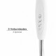 Ventilador Pie Blanco 45 Watt - 1,2 Metro Alto.