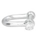 Grillete Recto Galvanizado 10 mm. 3/8" Uso Domestico