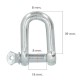 Grillete Recto Galvanizado 8 mm. 5/16" Uso Domestico