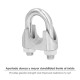 Sujetacables Galvanizado 6 mm. 1/4" Uso Domestico