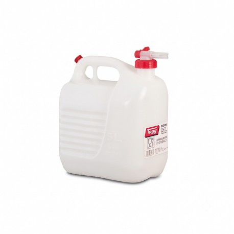 Bidon Con Grifo Plastico Sanitario 5 Litros