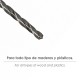 Broca Espiral Madera y Plástico Wolfpack 12,00 mm.