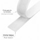 Cinta Velcro Felpa Con Adhesivo Blanco Rollo 25 metros