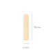 Espigas Madera 6x30 mm. (Bolsa de 50 Piezas)