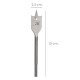 Broca Plana Madera 3 Puntas Wolfpack 25,00 mm.