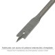 Broca Plana Madera 3 Puntas Wolfpack 14,00 mm.