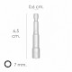 Llave Vaso Magnetica 7 mm. (2 Piezas)