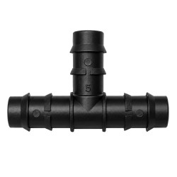 Te Simple Para Tuberias Goteo Ø 16 mm. (Bolsa 100 Piezas) Riego Por Goteo, Microaspersión, Nebulización