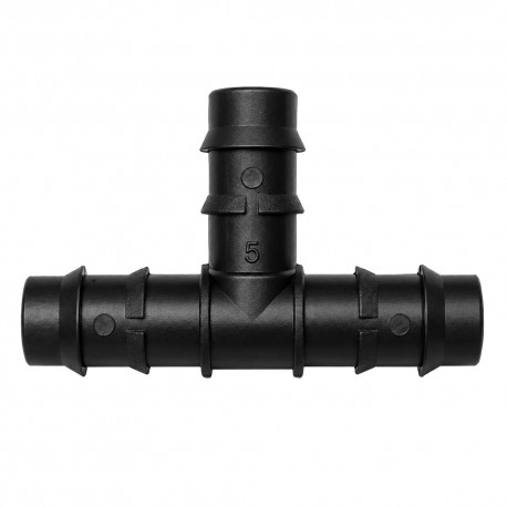 Te Simple Para Tuberias Goteo Ø 16 mm. (Bolsa 100 Piezas) Riego Por Goteo, Microaspersión, Nebulización
