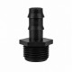 Enlace Union Rosca Macho 3/4" A Toma Para Tuberias Goteo Ø 16 mm. (Bolsa 100 Pzs) Riego Por Goteo, Microaspersión, Nebulizacion