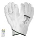 Guantes Piel FLOR 11" Con Colgador (Par)