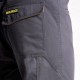 Pantalones Largos DeTrabajo, Multibolsillos, Resistentes, Rodilla Reforzada, Gris/Amarillo Talla 54/56 XXL (Slim Fit)