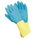 Guantes Neopreno / Latex Bicolor Talla M Doméstico (Par)